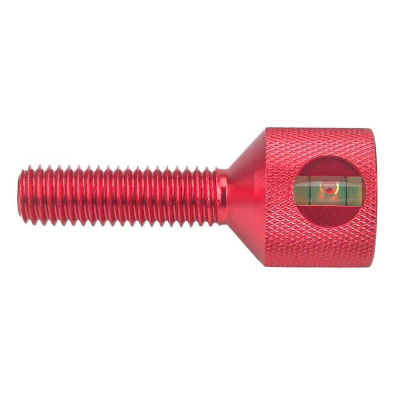 CNRAQR 1-1/8" Two Hole Pins Built-in Level 6061 Aluminum 2 Hole Flange Alignment Pin with Anodized Oxide Red Finish 4Pcs - Image 5